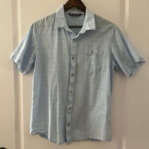 Travis Mathew Light Blue Casual Button Down Shirt